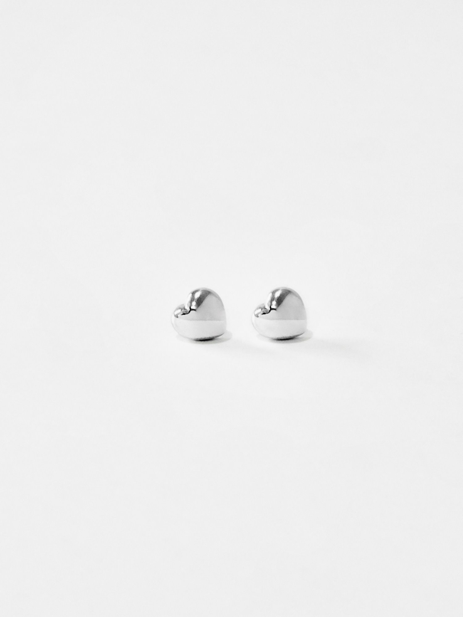 heart earring s (silver)