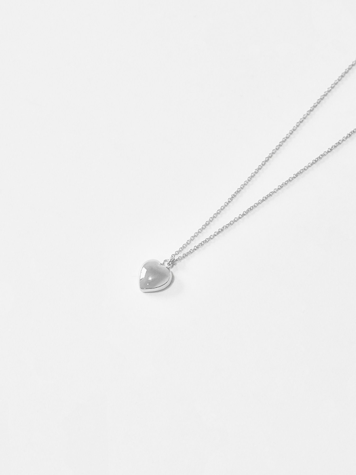 heart necklace s (silver)